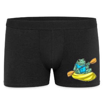 Frosch kleines Boot - Männer Boxer Shorts - Schwarz - Vorne