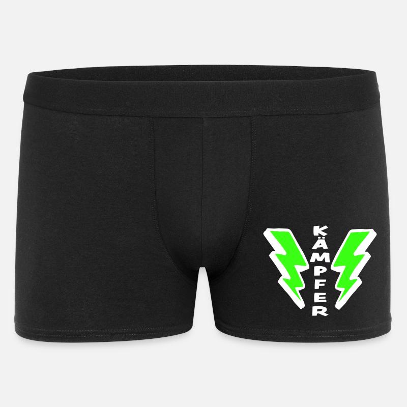 KÄMPFER - Männer Boxer Shorts - Schwarz