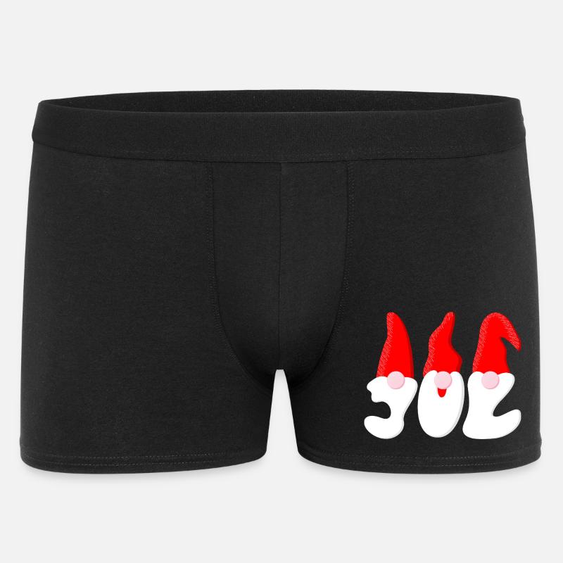 Weihnachtsmann – Weihnachten - Männer Boxer Shorts - Schwarz