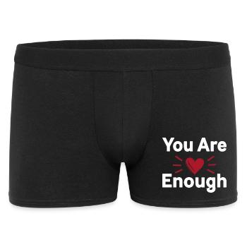 Déclaration d’amour de soi que tu es assez - Boxer Homme - noir - Devant