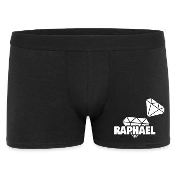 Raphael - Männer Boxer Shorts - Schwarz - Vorne