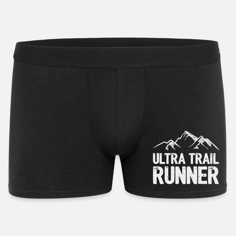 Ultra Trail Runner - Männer Boxer Shorts - Schwarz