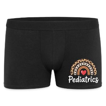 Pediatrics Rainbow Heart - Men's Boxer Shorts - black - Front