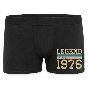 Legend since 1976 Anniversary 1976 Vintage - Men's Boxer Shorts - black - Front
