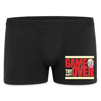 Game Over Retro Humor Again? - Men's Boxer Shorts - black - Front