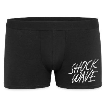 Conception de la tempête à ondes de choc en brosse - Boxer Homme - noir - Devant