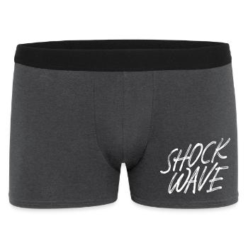 Shockwave Brush Storm Design - Men's Boxer Shorts - charcoal grey - Front