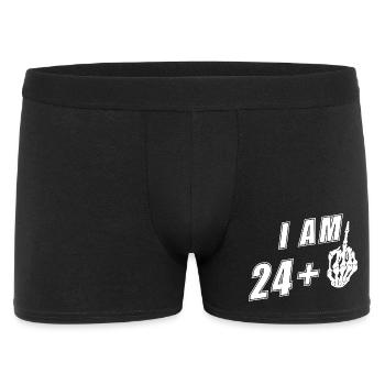 J’ai 24 ans, majeur et 25e anniversaire - Boxer Homme - noir - Devant
