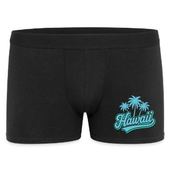 Hawaii Summer Vibes with Palm Trees and Sea - Men's Boxer Shorts - black - Front