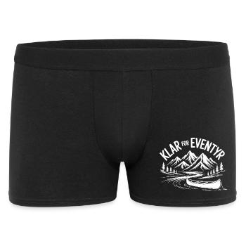 Ready for Adventure: Mountains and Kayaking - Men's Boxer Shorts - black - Front