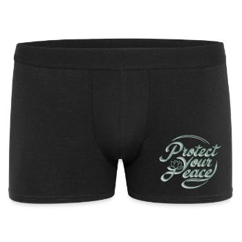 Protect Your Peace Lotus Flower Yoga Spirit - Men's Boxer Shorts - black - Front