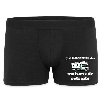 J’ai La Plus Belle Des Maisons De Retraite Humour - Boxer Homme - noir - Devant