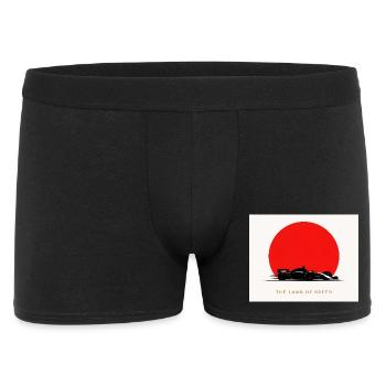 Red Sun Rennwagen: Land der Geschwindigkeit - Männer Boxer Shorts - Schwarz - Vorne