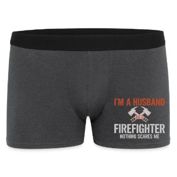 Mari Pompier - Boxer Homme - charbon - Devant
