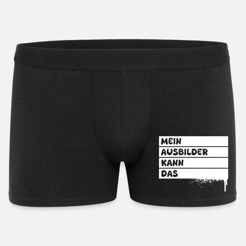Ausbilder - Männer Boxer Shorts - Schwarz