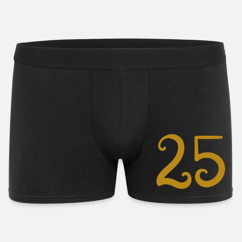 25 - Men's Boxer Shorts - black