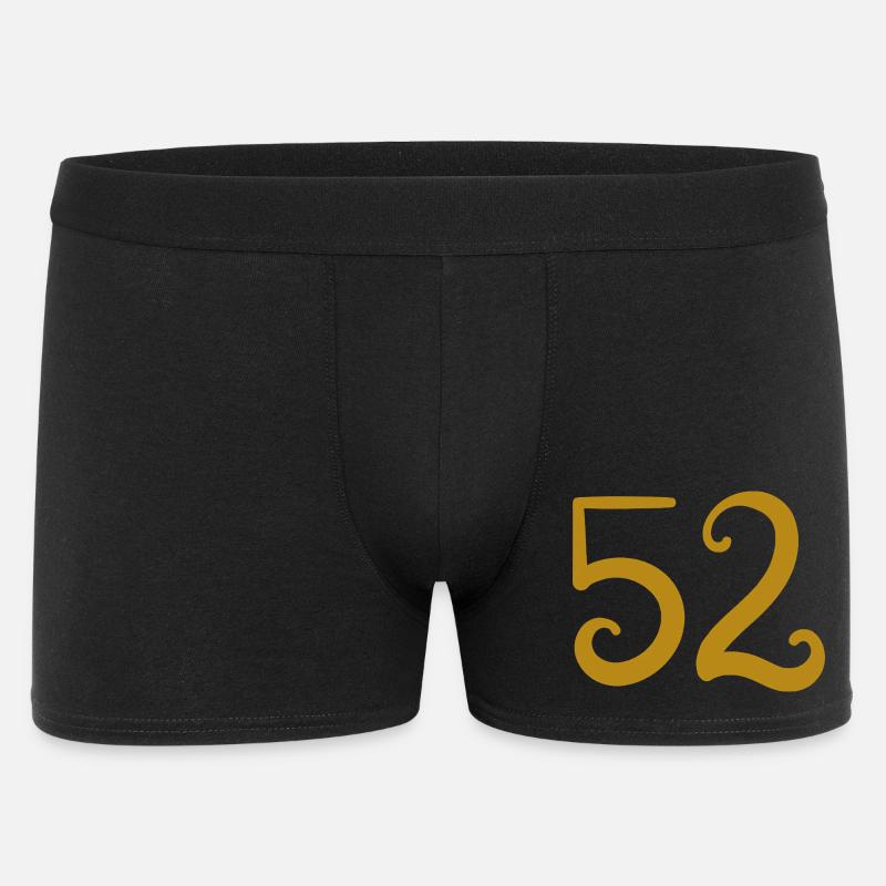 52 - Men's Boxer Shorts - black