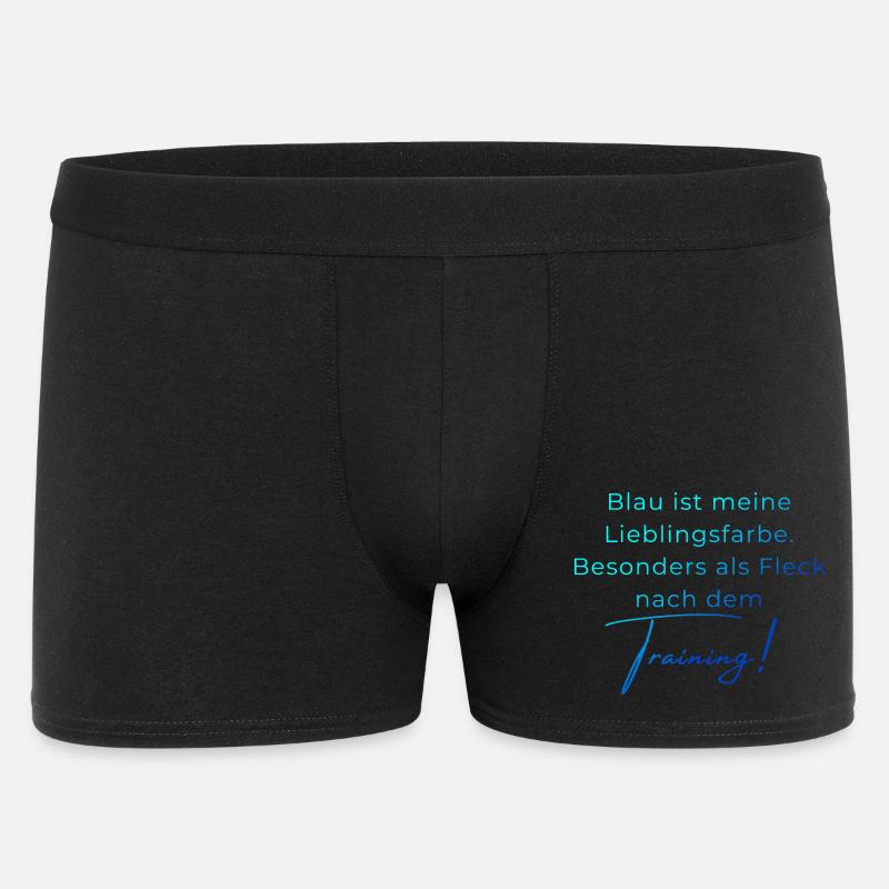 Voltigieren Training: Lustiger Volti Spruch - Männer Boxer Shorts - Schwarz