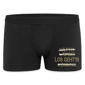 J’aurais pu commencer, motivation en disant - Boxer Homme - noir - Devant