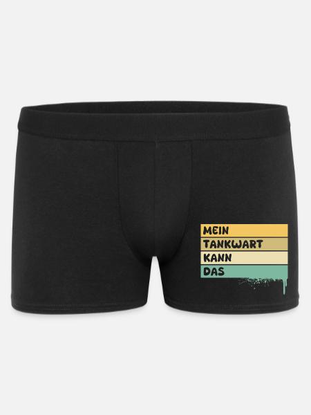 Handwerker Tankwart - Männer Boxer Shorts - Schwarz