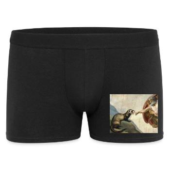 Ferret Beats God's Hand Ferret Meme - Men's Boxer Shorts - black - Front