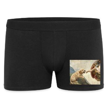 Dog God Hand Golden Retriever Dog Meme - Men's Boxer Shorts - black - Front