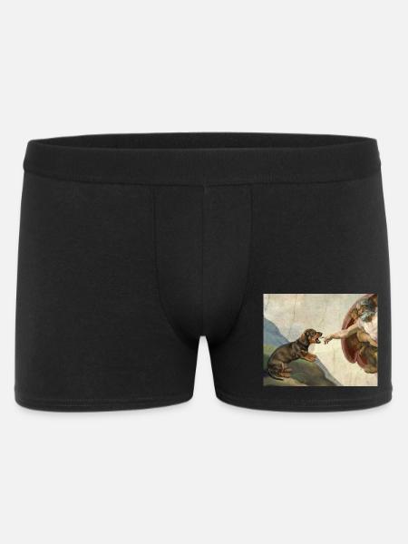 Mème de Chien Dieu Main Teckel - Boxer Homme - noir