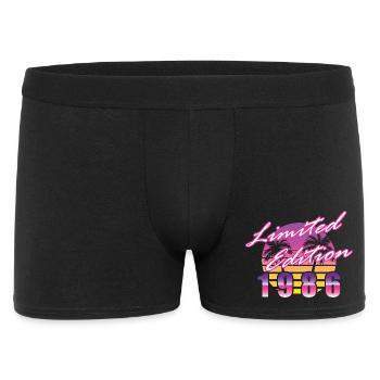 40. Geburtstag Limited Edition 1986 vintage - Männer Boxer Shorts - Schwarz - Vorne
