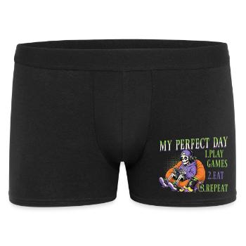 Jeu de Skeleton Gaming Halloween - Boxer Homme - noir - Devant