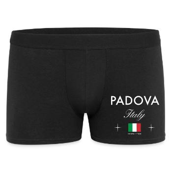 Coordonnées de Padoue Italie Souvenir de voyage - Boxer Homme - noir - Devant