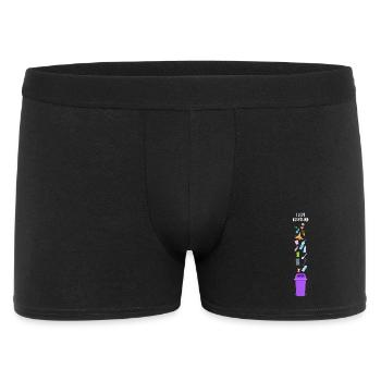 i love recycling - Men's Boxer Shorts - black - Front