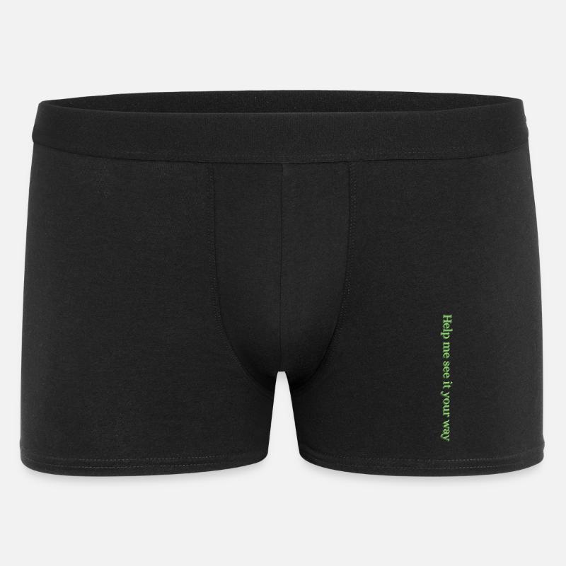 Help me see it your way - Men's Boxer Shorts - black