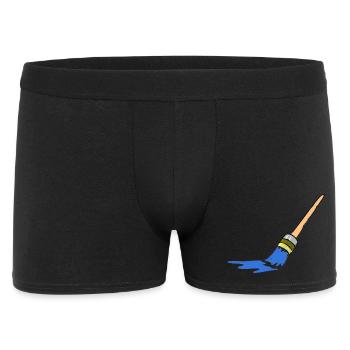 Abstract brush art for creative minds - Men's Boxer Shorts - black - Front