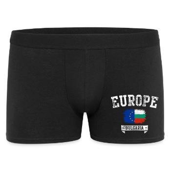 Europe Bulgaria Brush Flag - Men's Boxer Shorts - black - Front