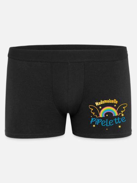 Mademoiselle pipelette - Boxer Homme - noir