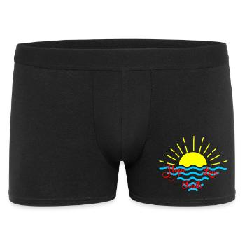 sunset sea faith hope love - Men's Boxer Shorts - black - Front