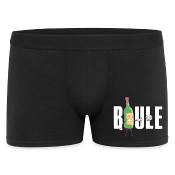 Boule and Wine Boccia Balls Petanque Outfit - Men's Boxer Shorts - black - Front