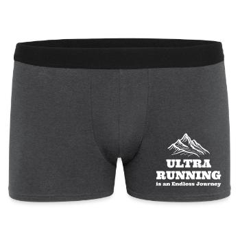 L’ultra course à pied est un voyage sans fin - Boxer Homme - charbon - Devant