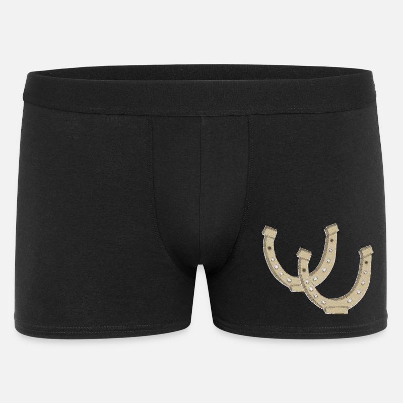 Impressionnisme en fer à cheval - Boxer Homme - noir