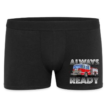 The fire brigade, your friend and helper - Men's Boxer Shorts - black - Front
