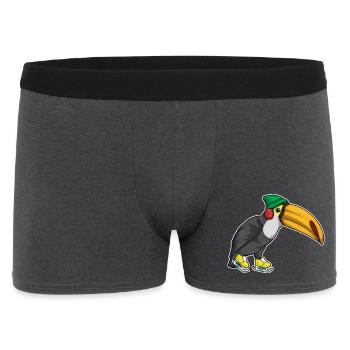Toucan patins à glace - Boxer Homme - charbon - Devant