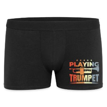 Trumpet Spell - Men's Boxer Shorts - black - Front