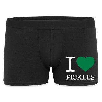 I LOVE PICKLES - Men's Boxer Shorts - black - Front