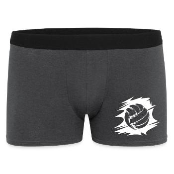 icône d’illustration de ballon de volley-ball abstrait - Boxer Homme - charbon - Devant