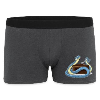 Gâteau Serpent - Boxer Homme - charbon - Devant