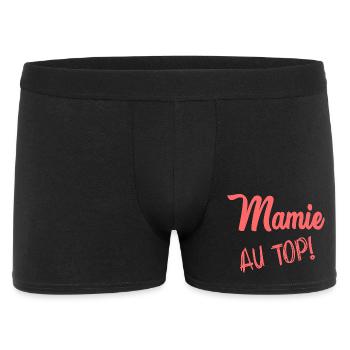 MAMIE. FÊTE DES MÈRES - Boxer Homme - noir - Devant