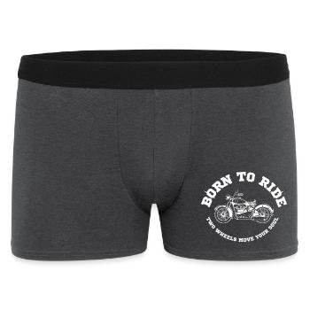 NÉ POUR ROULER - Boxer Homme - charbon - Devant