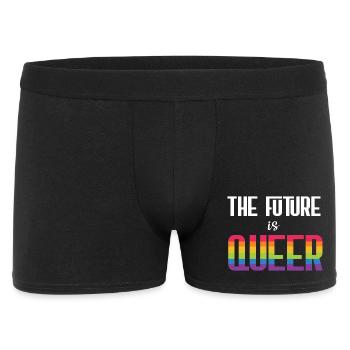 LGBTQ Pride Month - Die Zukunft ist queer - Männer Boxer Shorts - Schwarz - Vorne