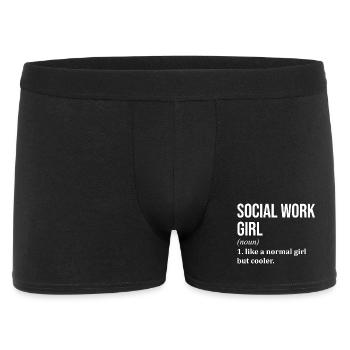 Social Work - Men's Boxer Shorts - black - Front