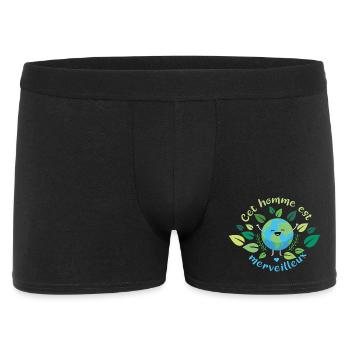 Cet homme est Merveilleux - Boxer Homme - noir - Devant
